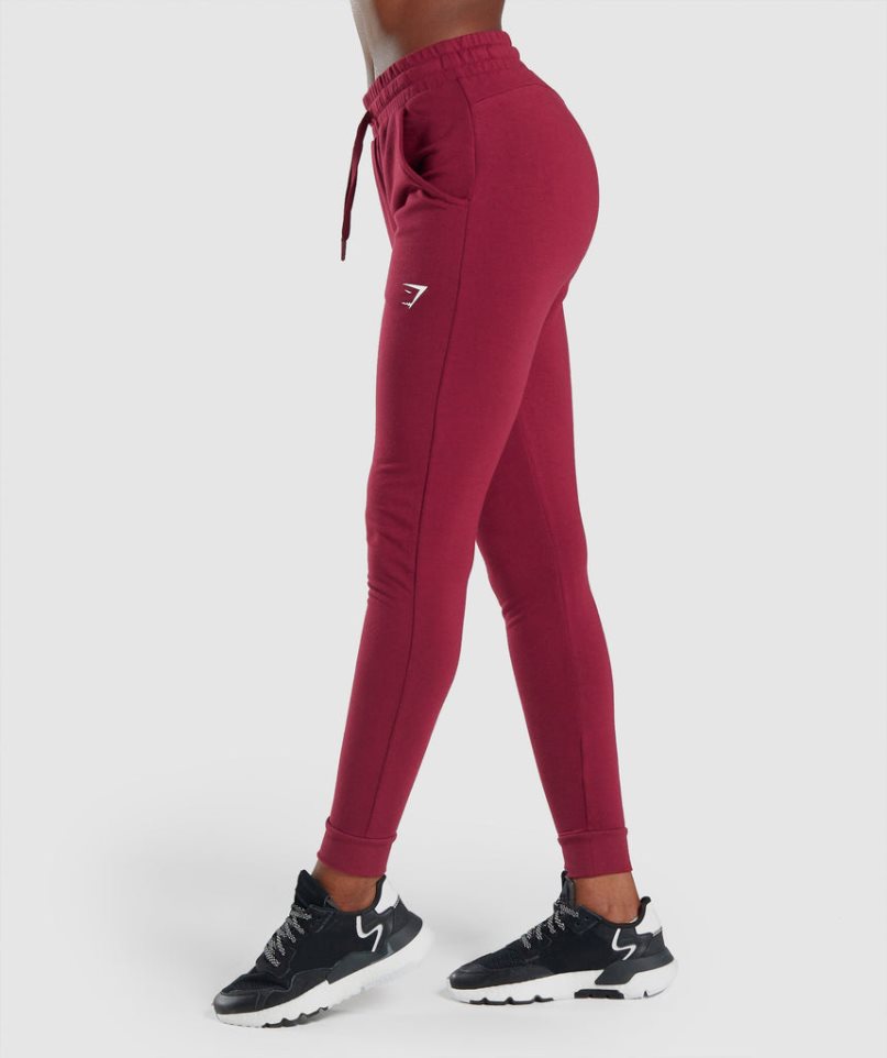 Women's Gymshark Pippa Training Jogger Burgundy | CA 687A51